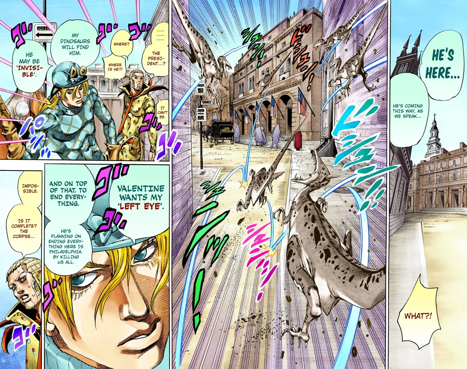 JoJo's Bizarre Adventure Steel Ball Run Colored Manga, chapter 68, page 27