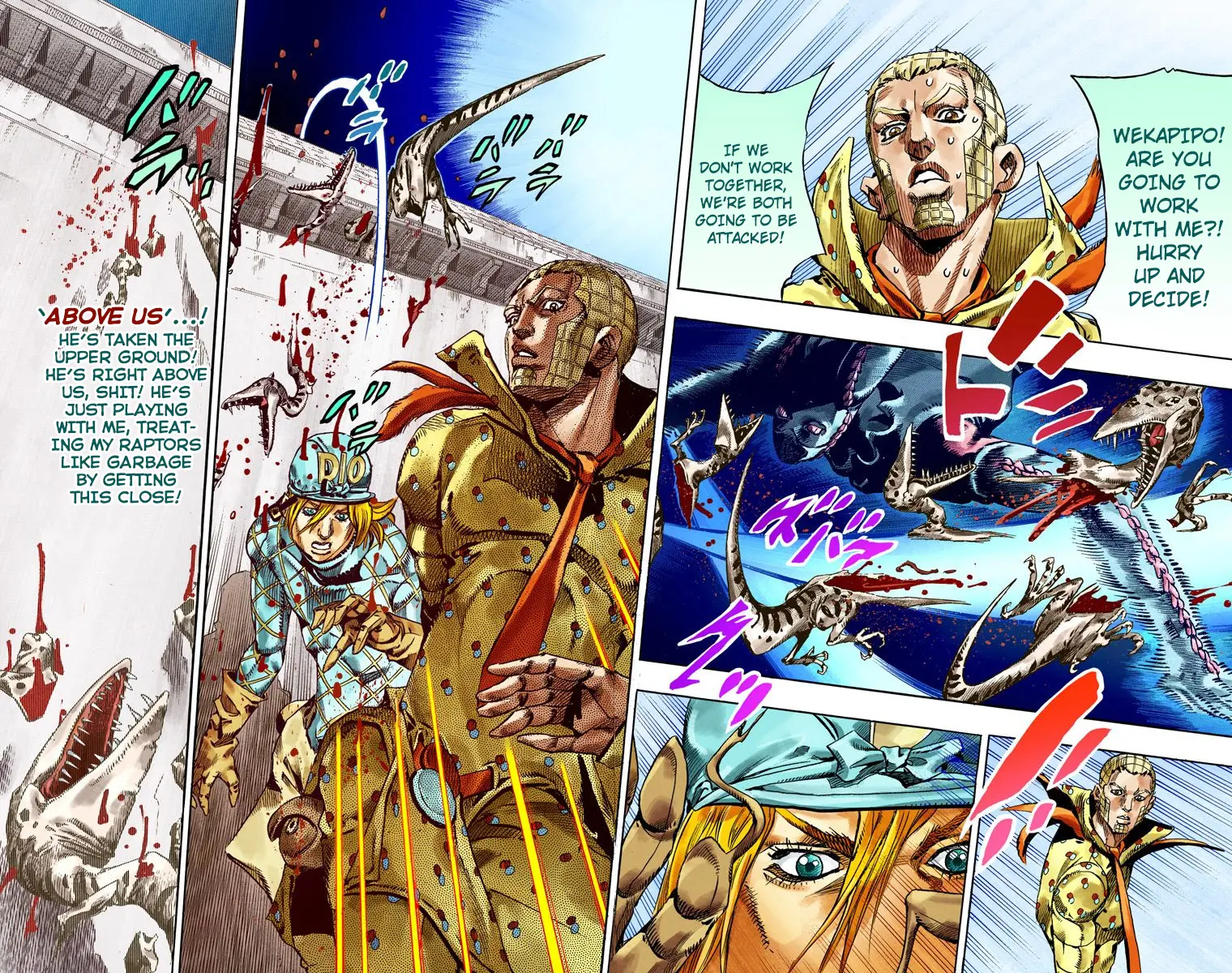 JoJo's Bizarre Adventure Steel Ball Run Colored Manga, chapter 68, page 36
