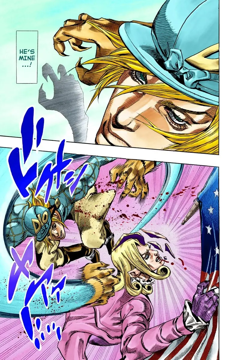 JoJo's Bizarre Adventure Steel Ball Run Colored Manga, chapter 69, page 17