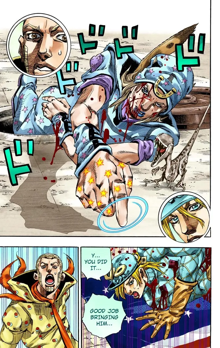 JoJo's Bizarre Adventure Steel Ball Run Colored Manga, chapter 70, page 12