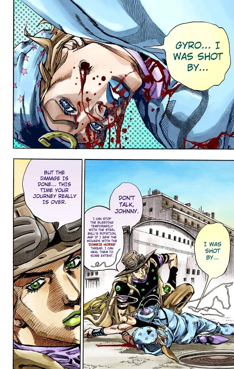 JoJo's Bizarre Adventure Steel Ball Run Colored Manga, chapter 72, page 6