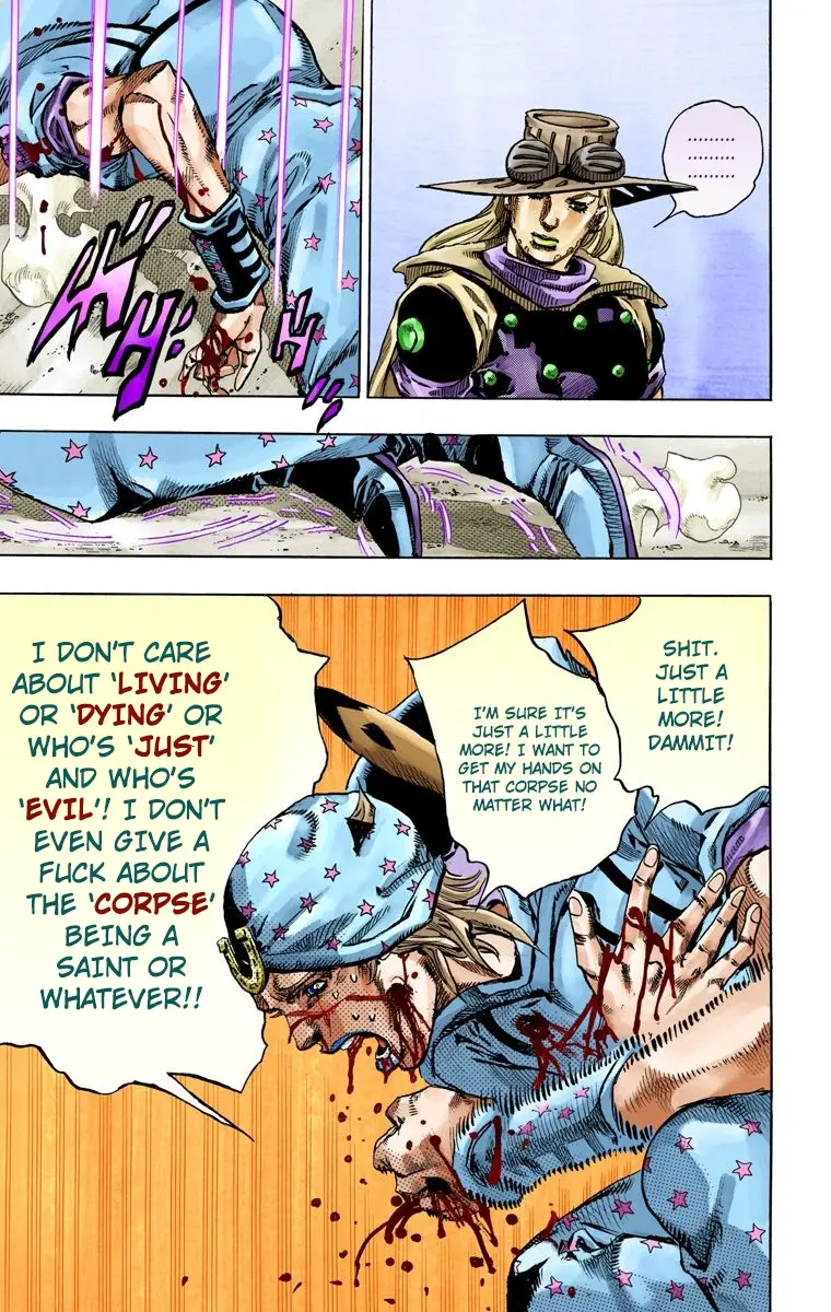 JoJo's Bizarre Adventure Steel Ball Run Colored Manga, chapter 72, page 15