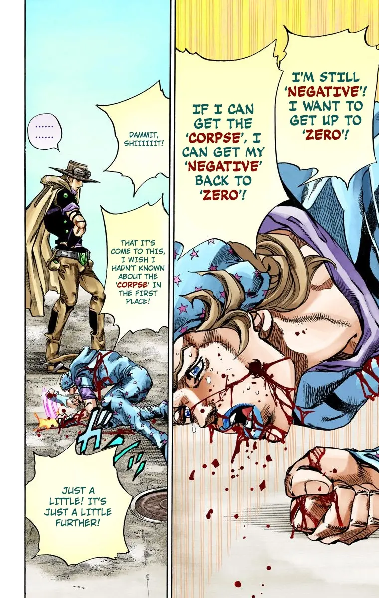 JoJo's Bizarre Adventure Steel Ball Run Colored Manga, chapter 72, page 16