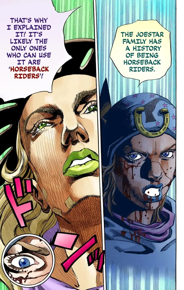 JoJo's Bizarre Adventure Steel Ball Run Colored Manga, chapter 72, page 22