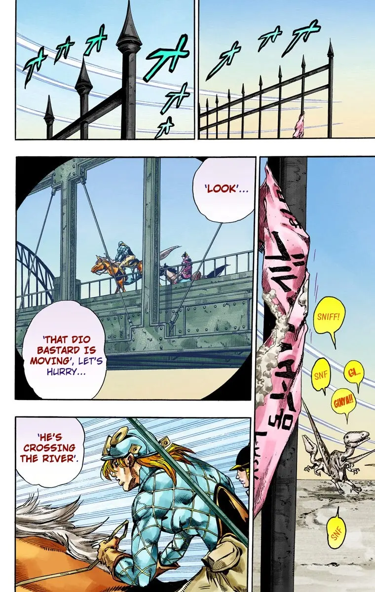 JoJo's Bizarre Adventure Steel Ball Run Colored Manga, chapter 73, page 34
