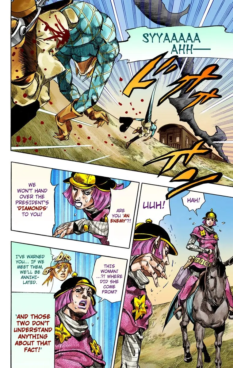 JoJo's Bizarre Adventure Steel Ball Run Colored Manga, chapter 74, page 32