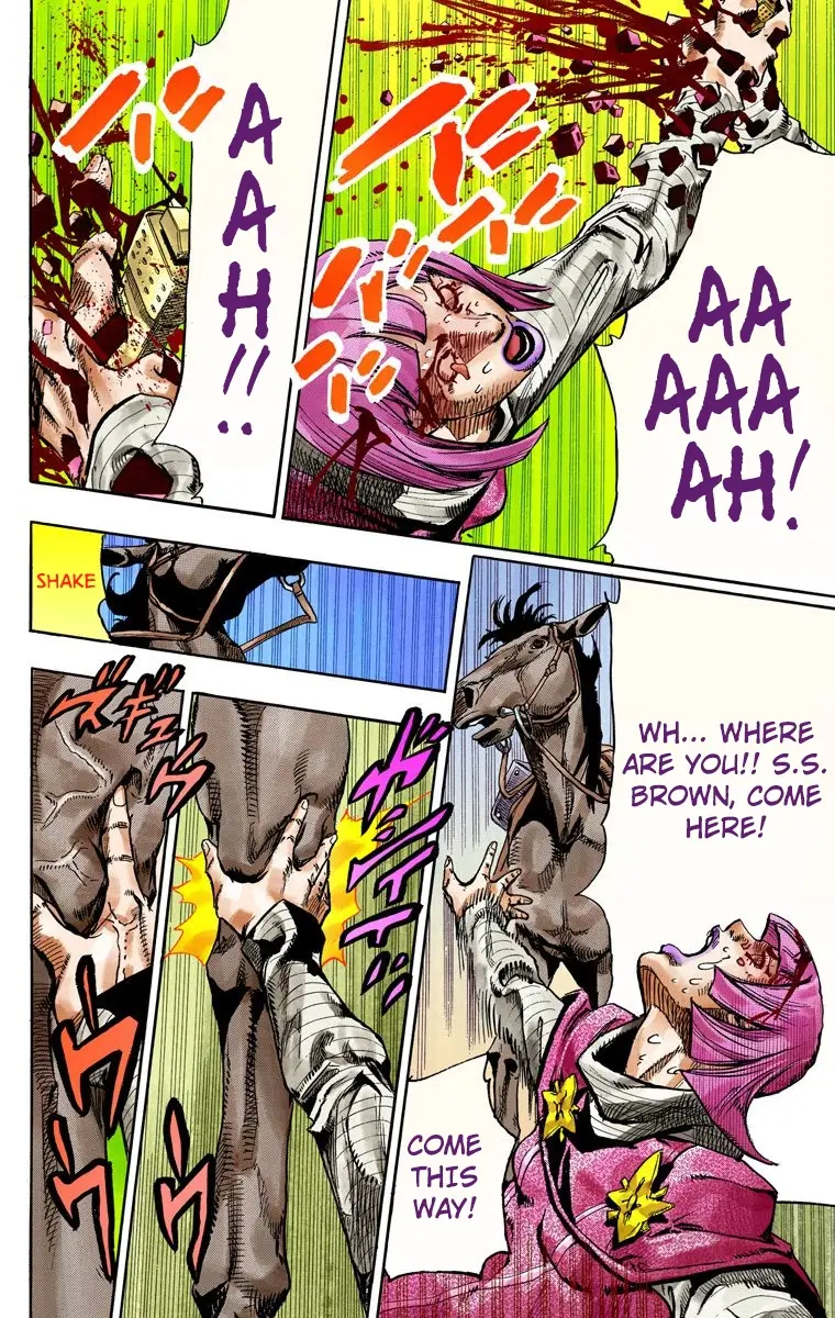 JoJo's Bizarre Adventure Steel Ball Run Colored Manga, chapter 74, page 41