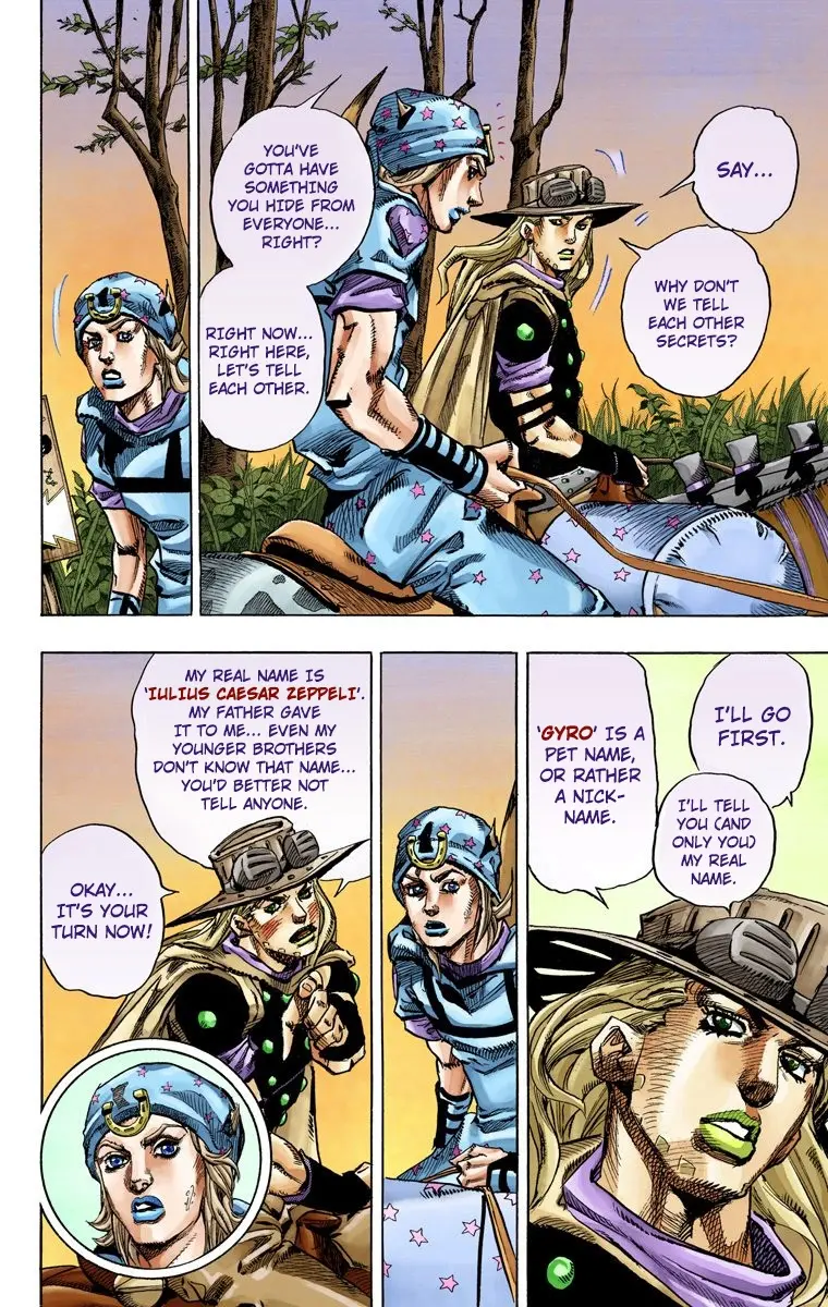 JoJo's Bizarre Adventure Steel Ball Run Colored Manga, chapter 76, page 14