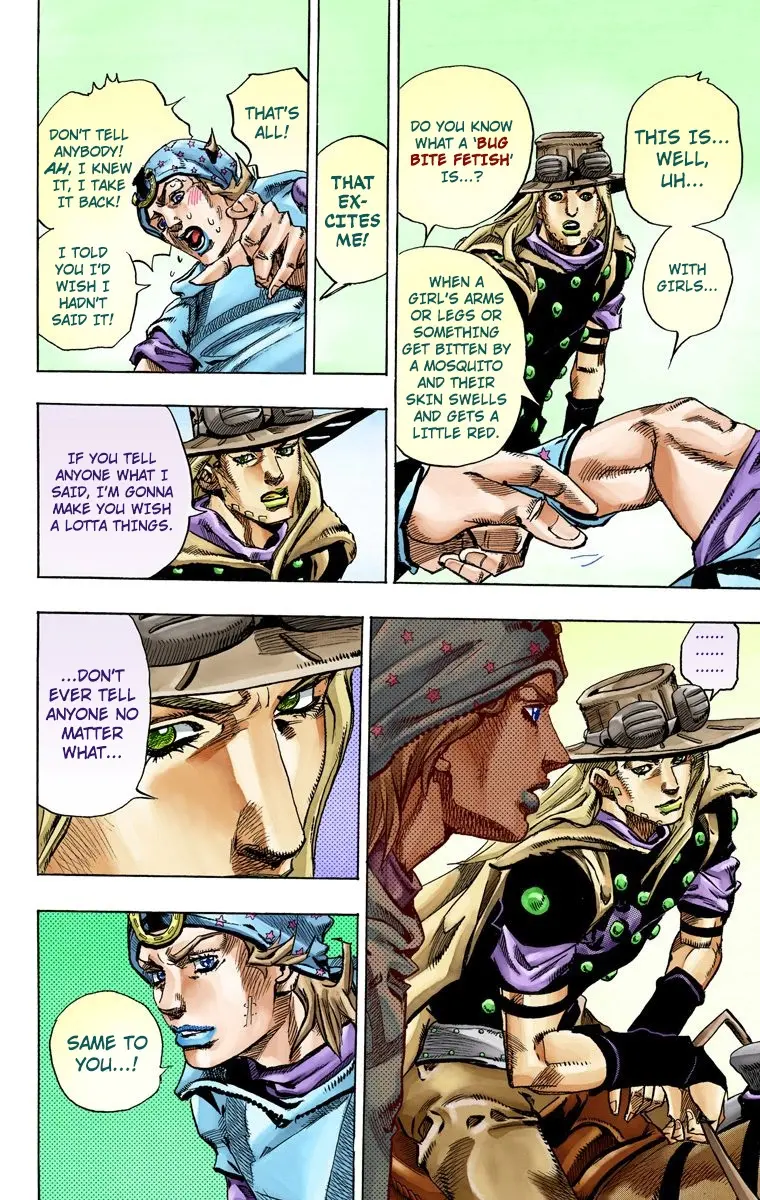 JoJo's Bizarre Adventure Steel Ball Run Colored Manga, chapter 76, page 16