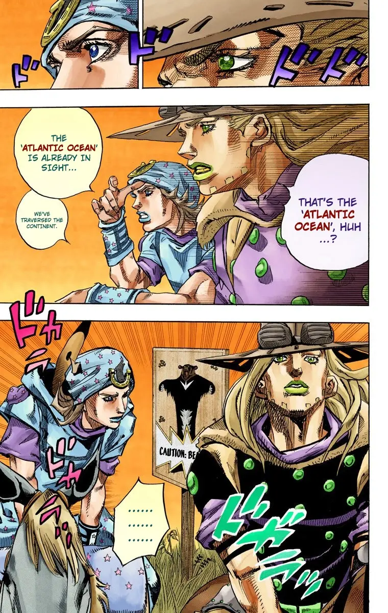 JoJo's Bizarre Adventure Steel Ball Run Colored Manga, chapter 77, page 12