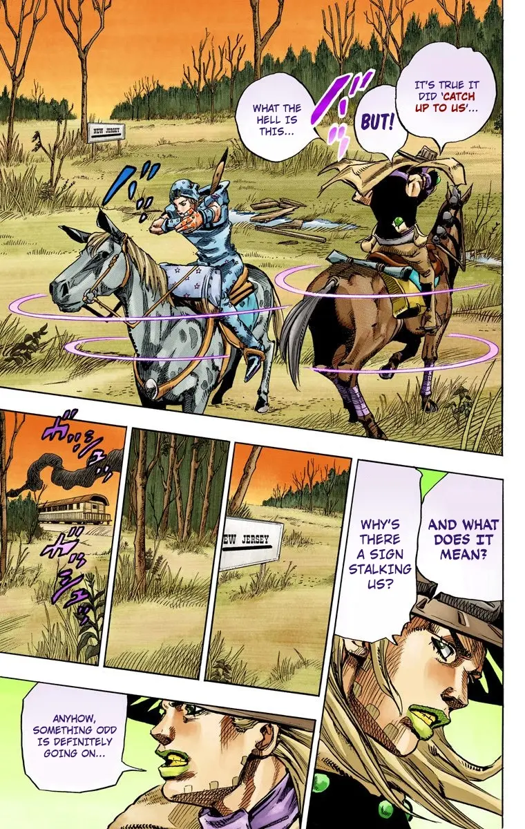 JoJo's Bizarre Adventure Steel Ball Run Colored Manga, chapter 77, page 17