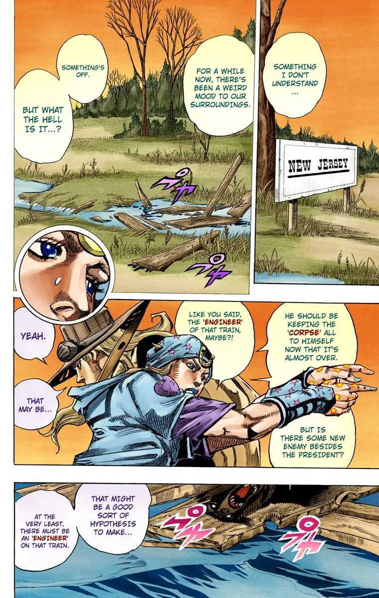 JoJo's Bizarre Adventure Steel Ball Run Colored Manga, chapter 77, page 18