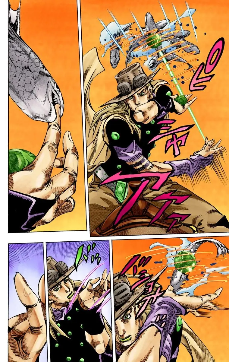 JoJo's Bizarre Adventure Steel Ball Run Colored Manga, chapter 77, page 22