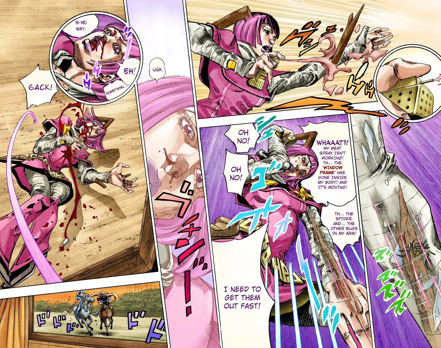 JoJo's Bizarre Adventure Steel Ball Run Colored Manga, chapter 77, page 39