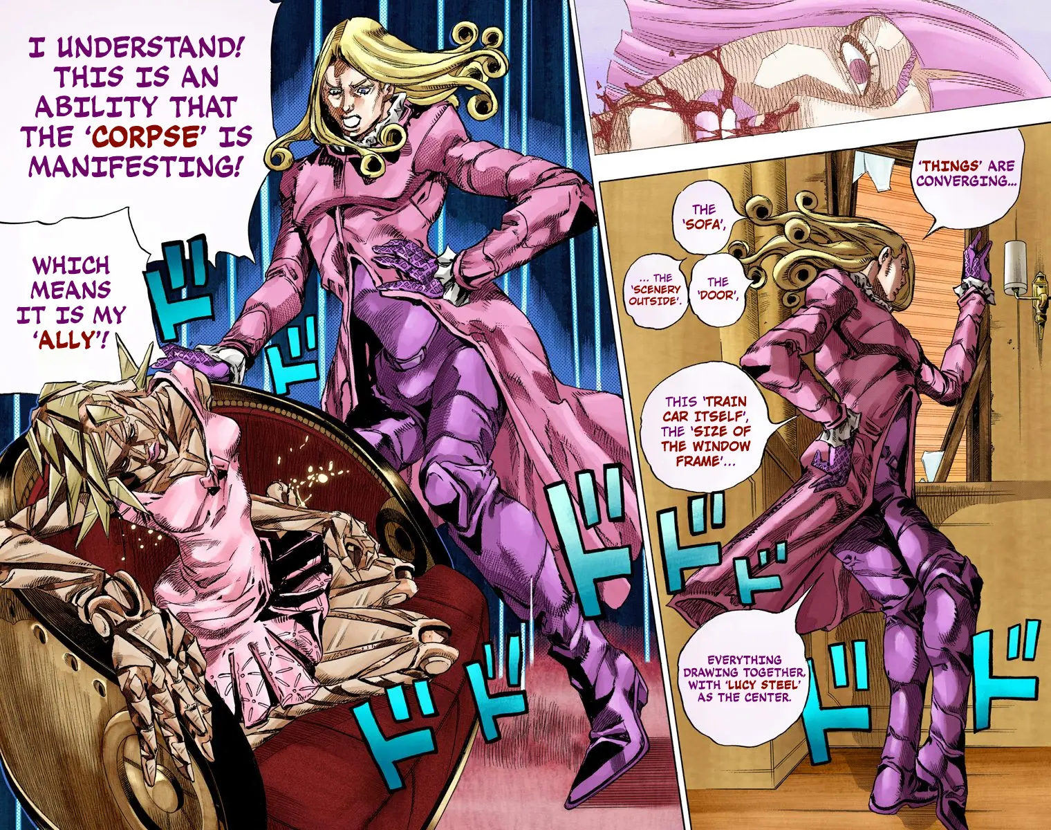 JoJo's Bizarre Adventure Steel Ball Run Colored Manga, chapter 77, page 40