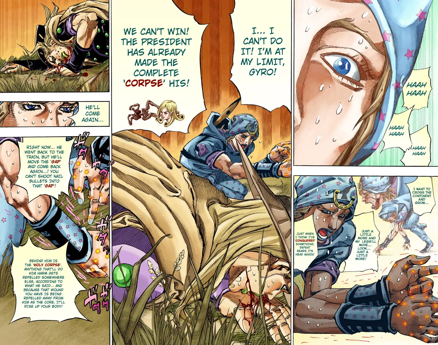 JoJo's Bizarre Adventure Steel Ball Run Colored Manga, chapter 79, page 29