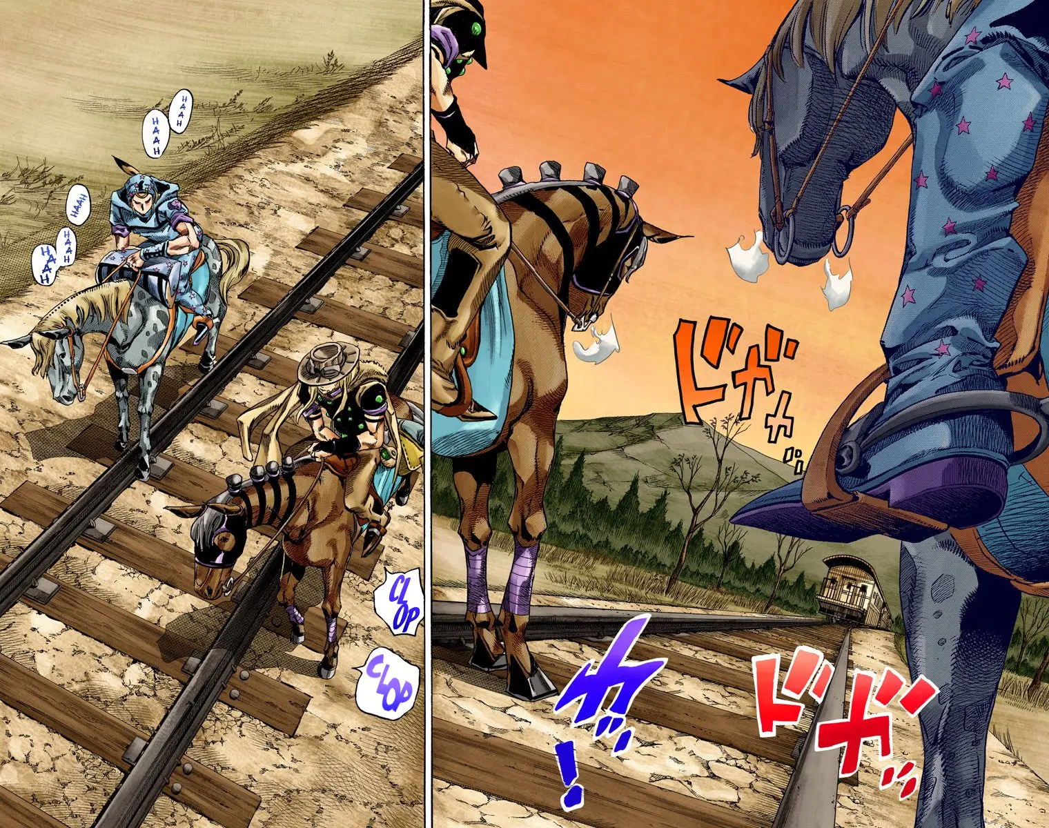 JoJo's Bizarre Adventure Steel Ball Run Colored Manga, chapter 80, page 3