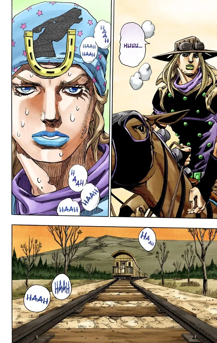 JoJo's Bizarre Adventure Steel Ball Run Colored Manga, chapter 80, page 4