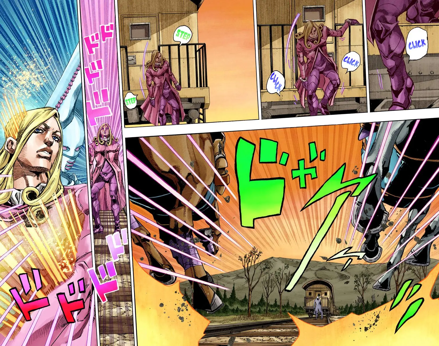 JoJo's Bizarre Adventure Steel Ball Run Colored Manga, chapter 80, page 14