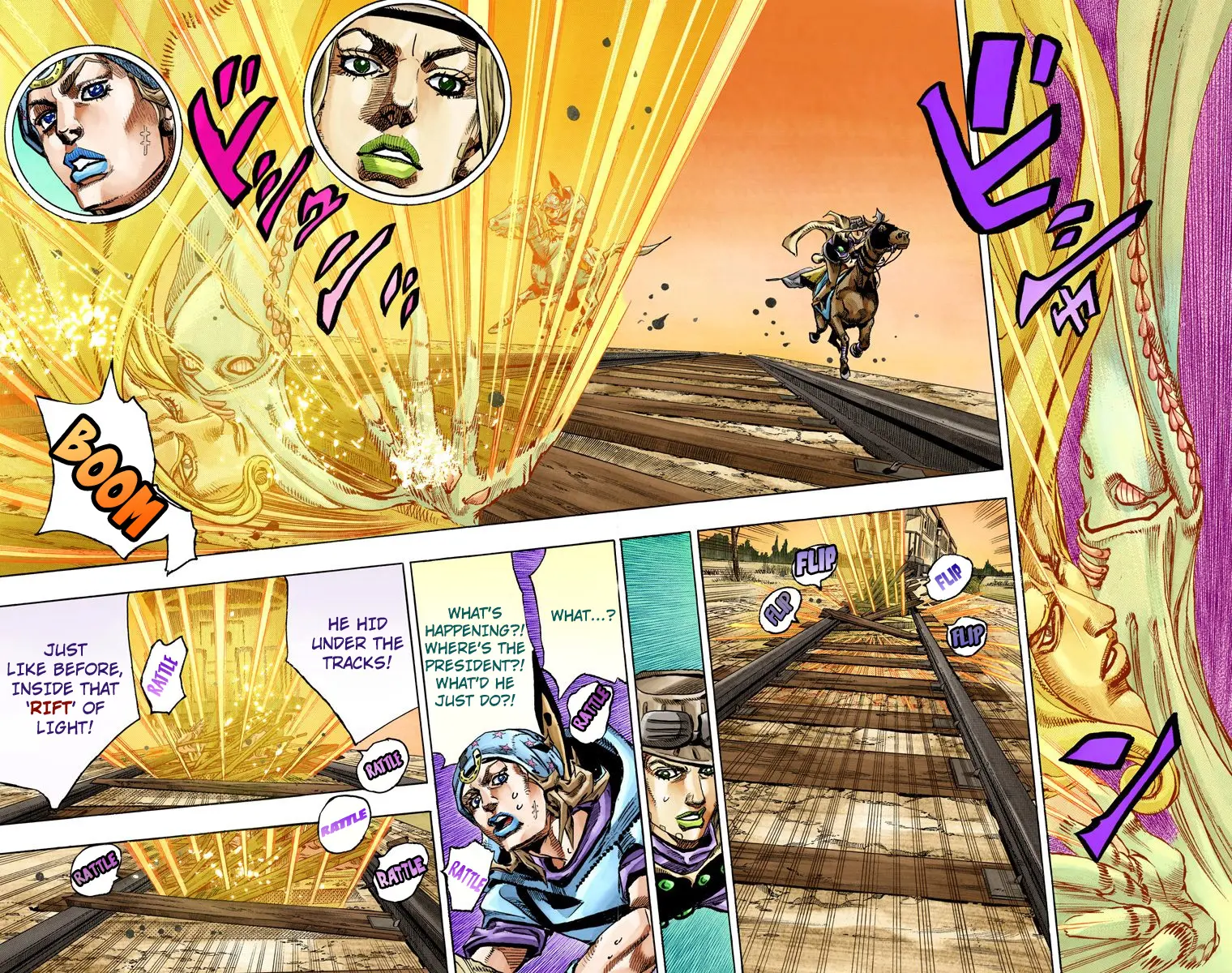 JoJo's Bizarre Adventure Steel Ball Run Colored Manga, chapter 80, page 16