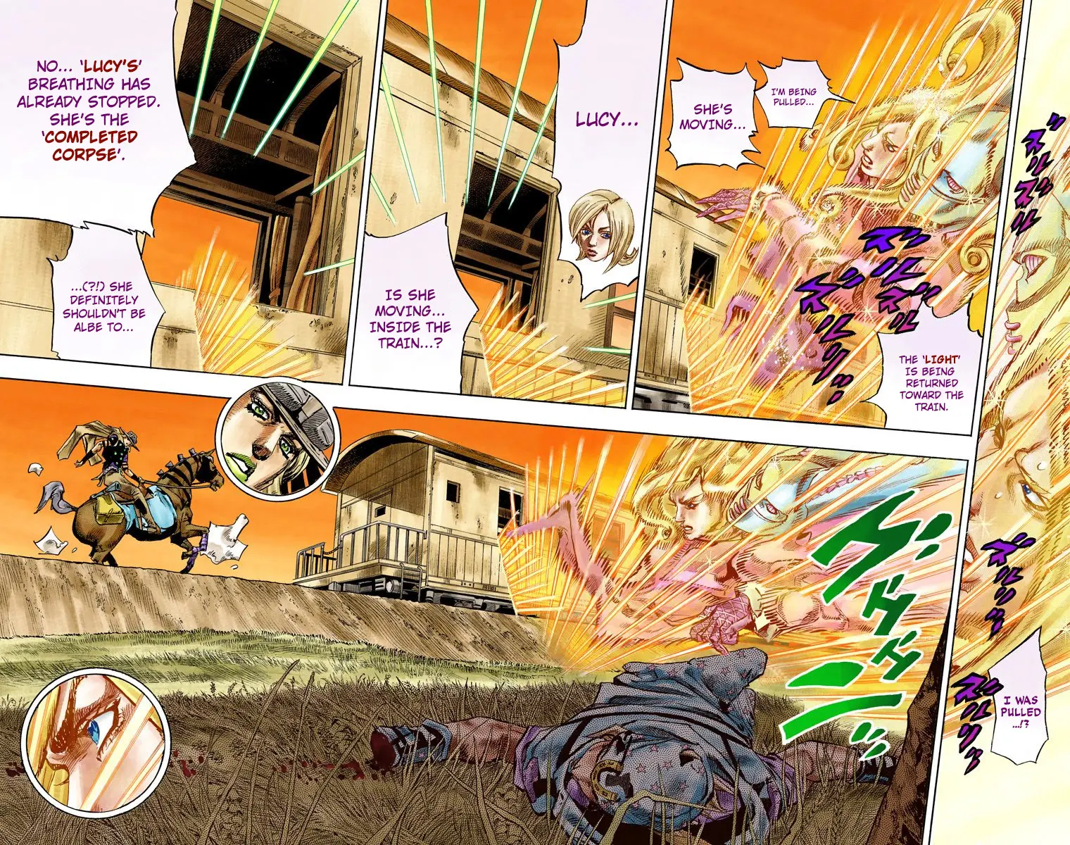 JoJo's Bizarre Adventure Steel Ball Run Colored Manga, chapter 81, page 16