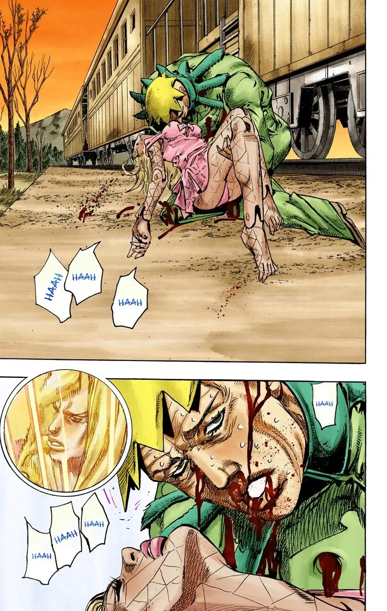 JoJo's Bizarre Adventure Steel Ball Run Colored Manga, chapter 81, page 19