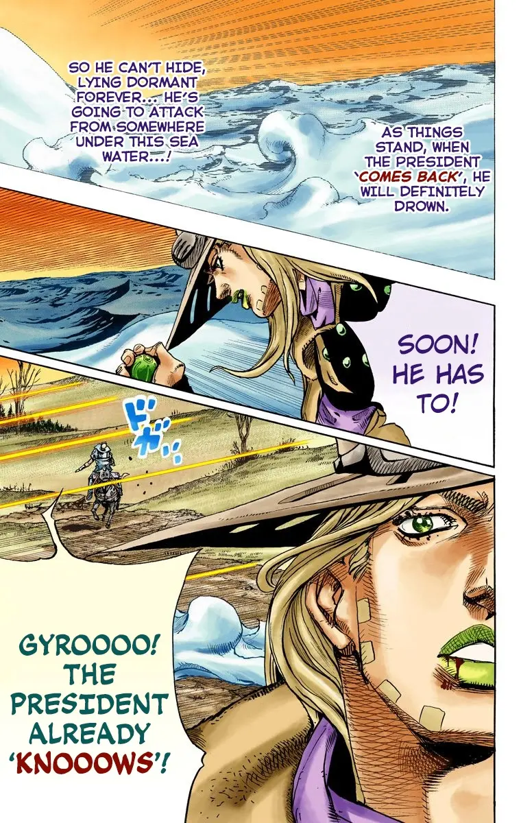 JoJo's Bizarre Adventure Steel Ball Run Colored Manga, chapter 83, page 9