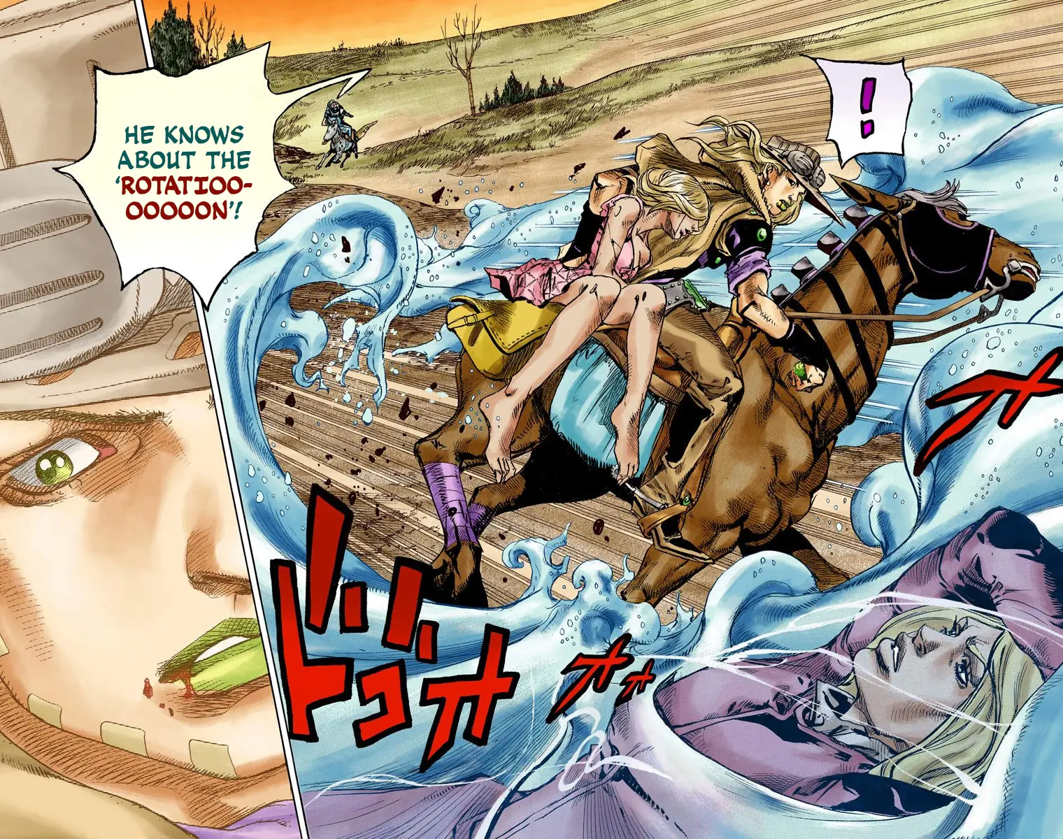 JoJo's Bizarre Adventure Steel Ball Run Colored Manga, chapter 83, page 10