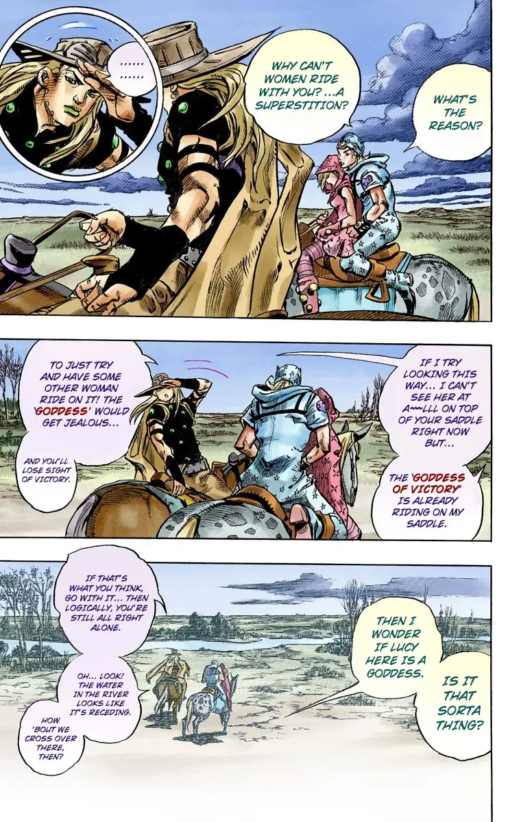 JoJo's Bizarre Adventure Steel Ball Run Colored Manga, chapter 84, page 28