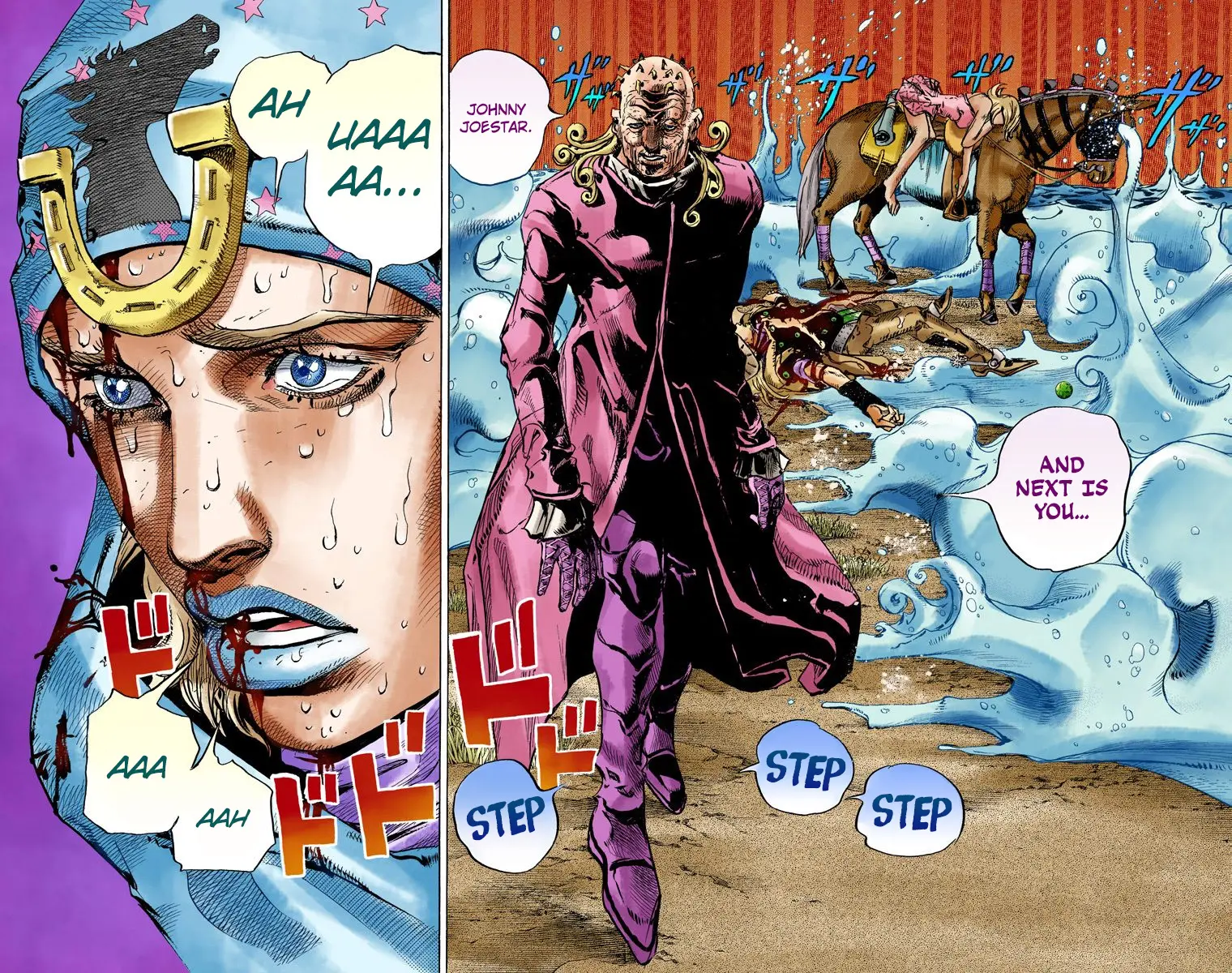JoJo's Bizarre Adventure Steel Ball Run Colored Manga, chapter 84, page 31