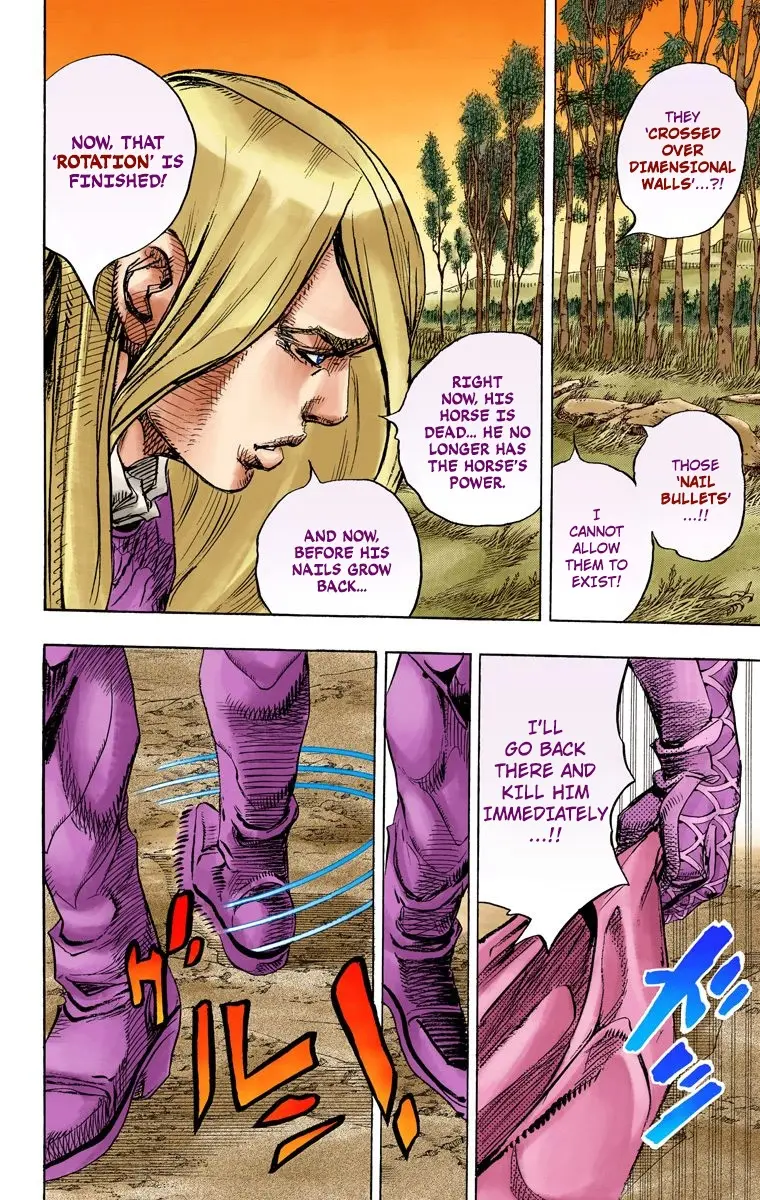 JoJo's Bizarre Adventure Steel Ball Run Colored Manga, chapter 86, page 20