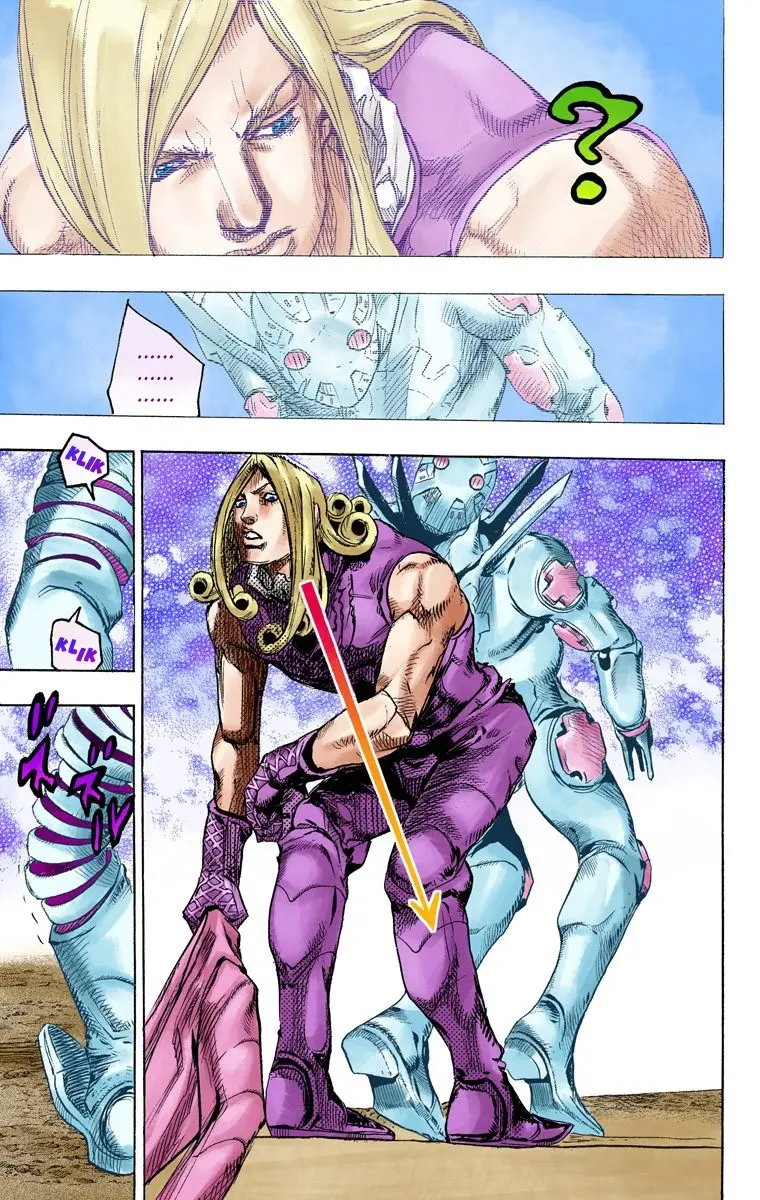 JoJo's Bizarre Adventure Steel Ball Run Colored Manga, chapter 86, page 21
