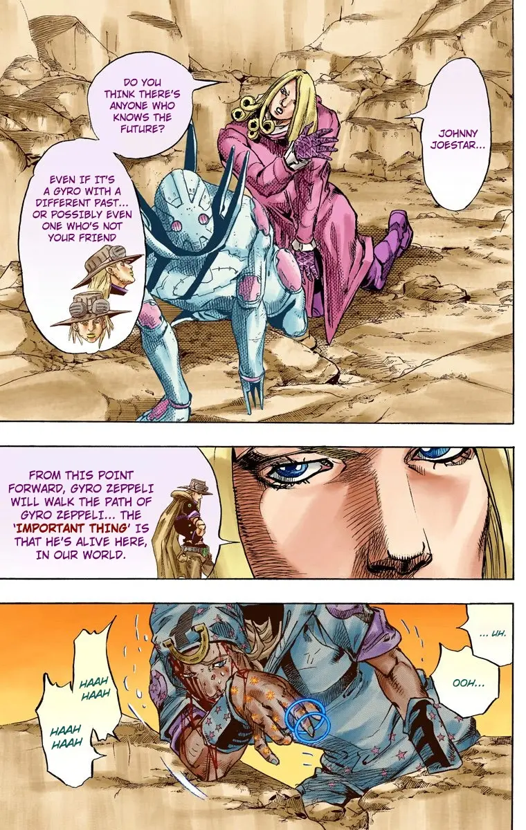 JoJo's Bizarre Adventure Steel Ball Run Colored Manga, chapter 88, page 12