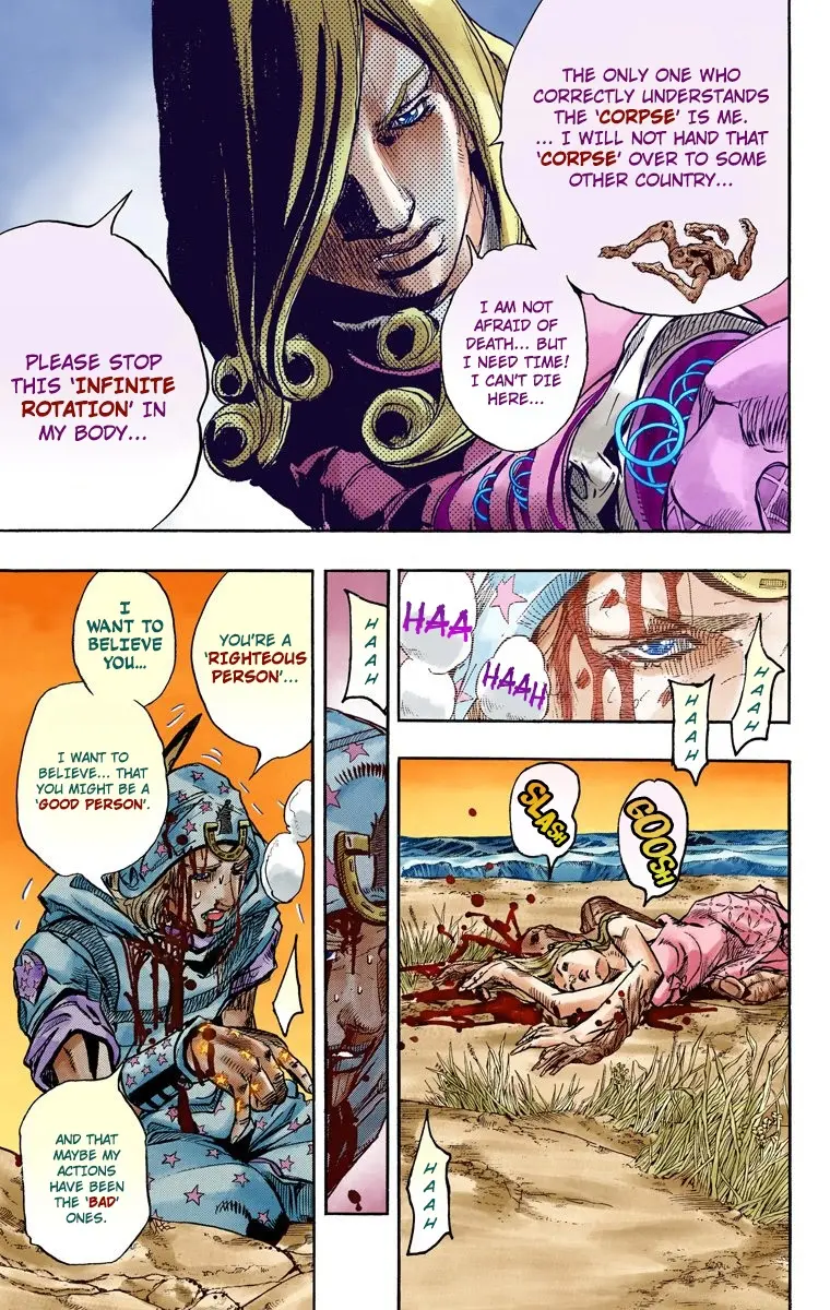 JoJo's Bizarre Adventure Steel Ball Run Colored Manga, chapter 88, page 18