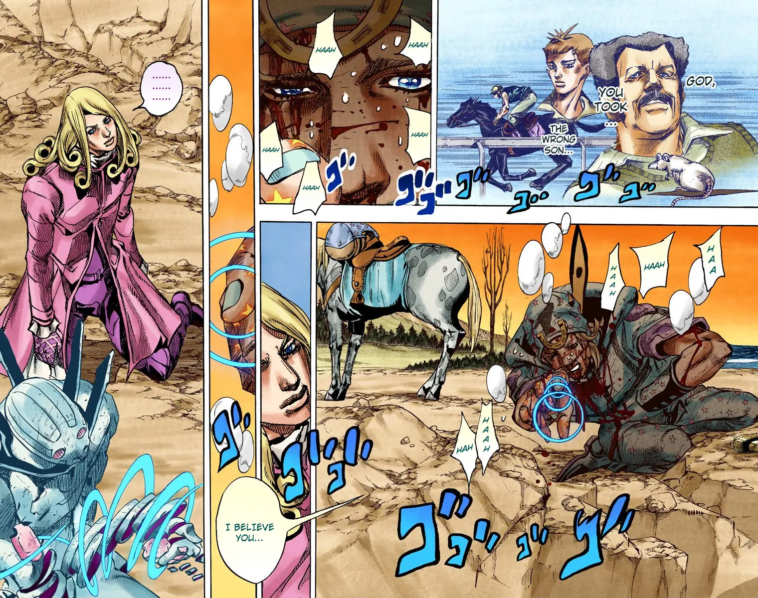 JoJo's Bizarre Adventure Steel Ball Run Colored Manga, chapter 89, page 4