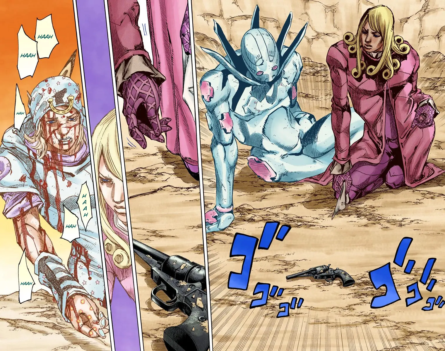 JoJo's Bizarre Adventure Steel Ball Run Colored Manga, chapter 89, page 14