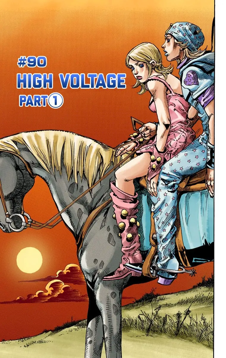 JoJo's Bizarre Adventure Steel Ball Run Colored Manga, chapter 90, page 2