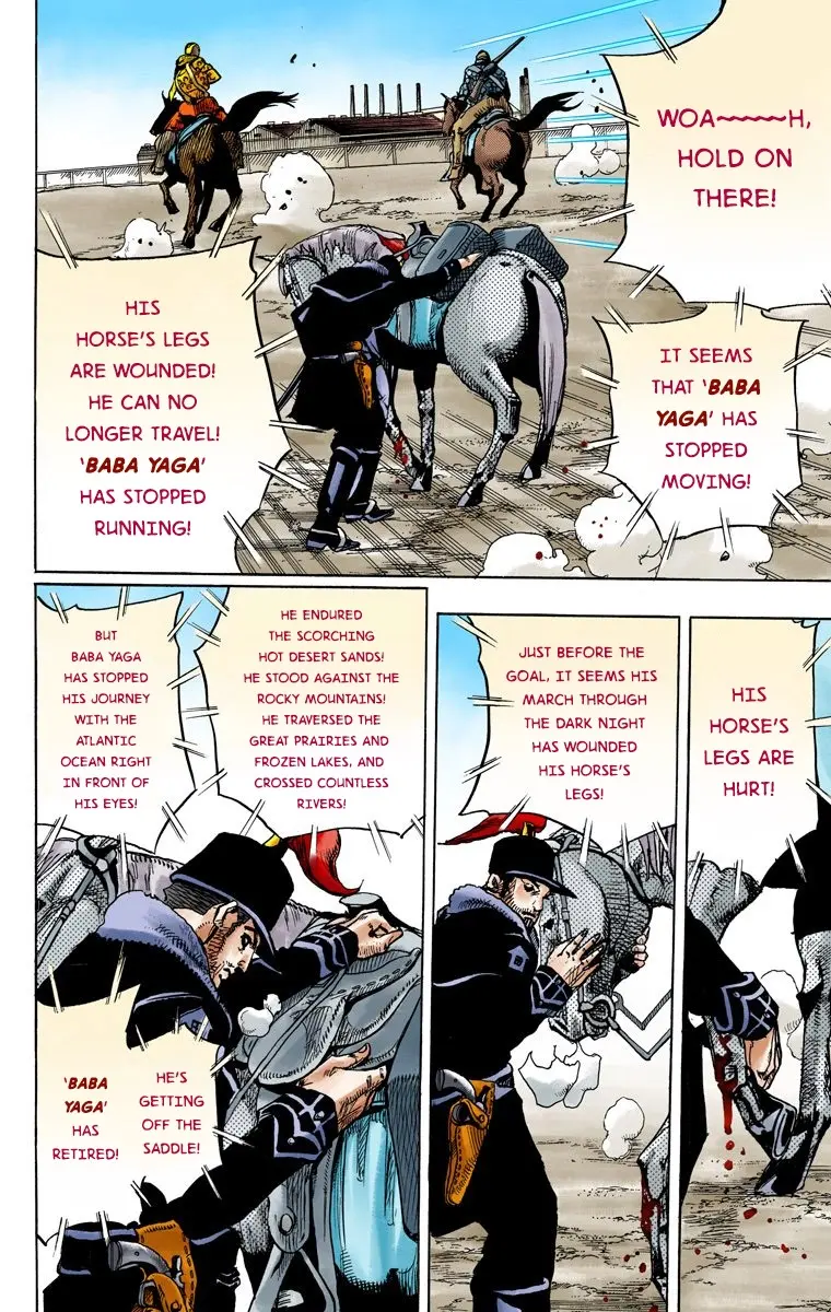 JoJo's Bizarre Adventure Steel Ball Run Colored Manga, chapter 90, page 24