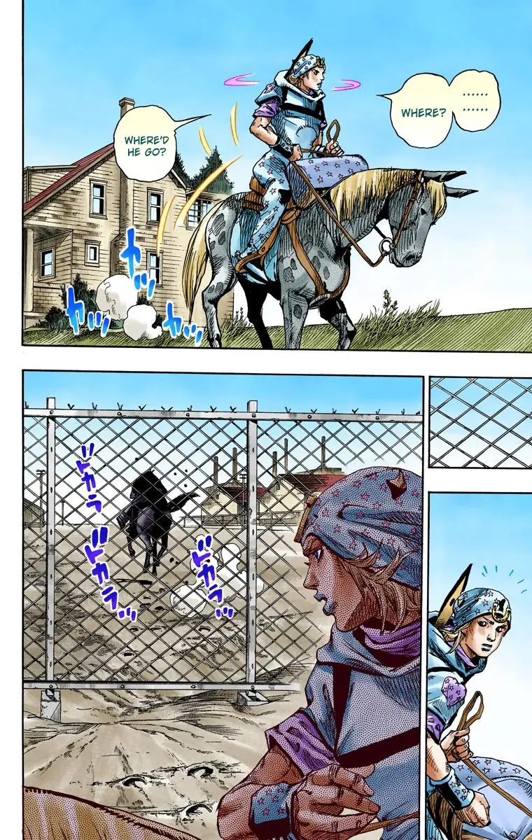 JoJo's Bizarre Adventure Steel Ball Run Colored Manga, chapter 90, page 28