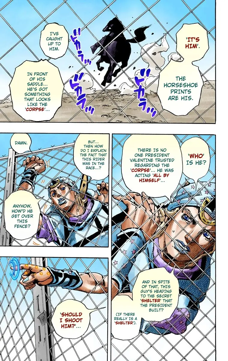 JoJo's Bizarre Adventure Steel Ball Run Colored Manga, chapter 90, page 29