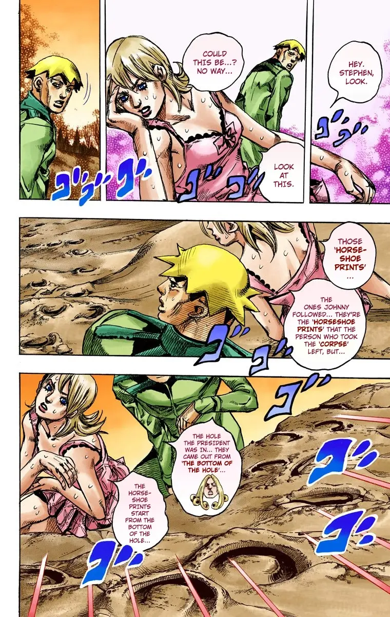 JoJo's Bizarre Adventure Steel Ball Run Colored Manga, chapter 90, page 34