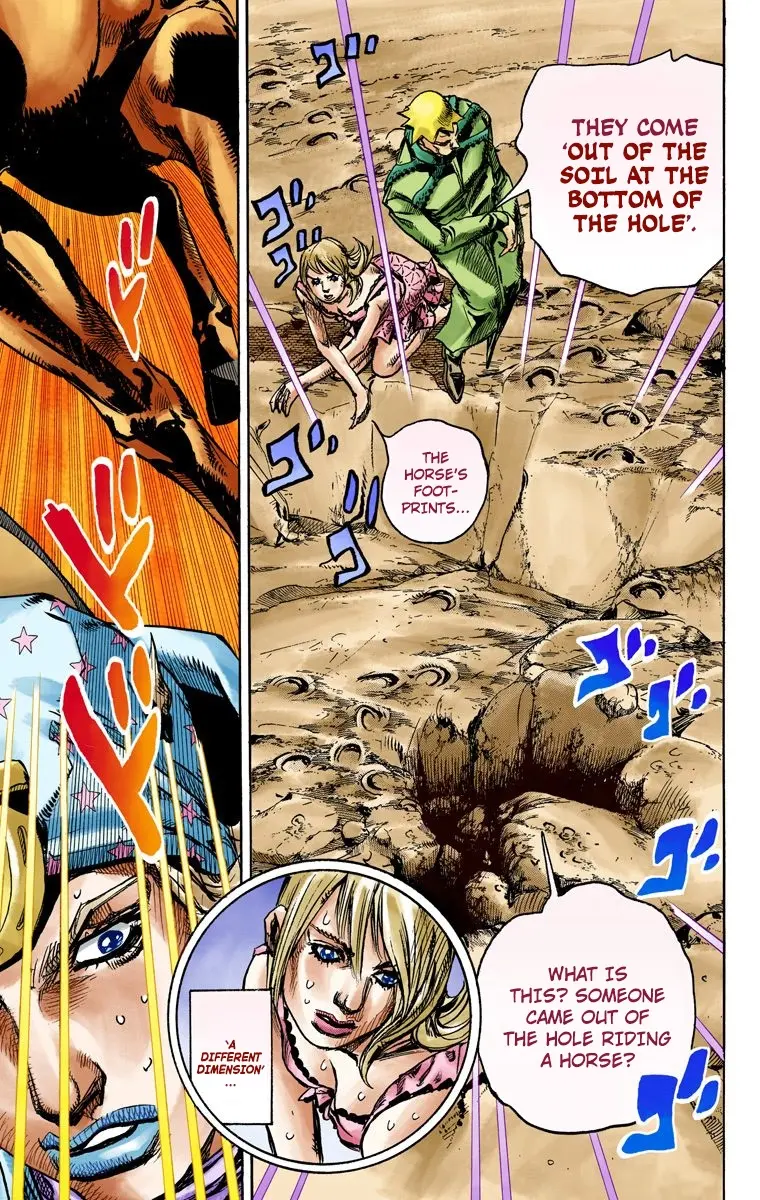 JoJo's Bizarre Adventure Steel Ball Run Colored Manga, chapter 90, page 35