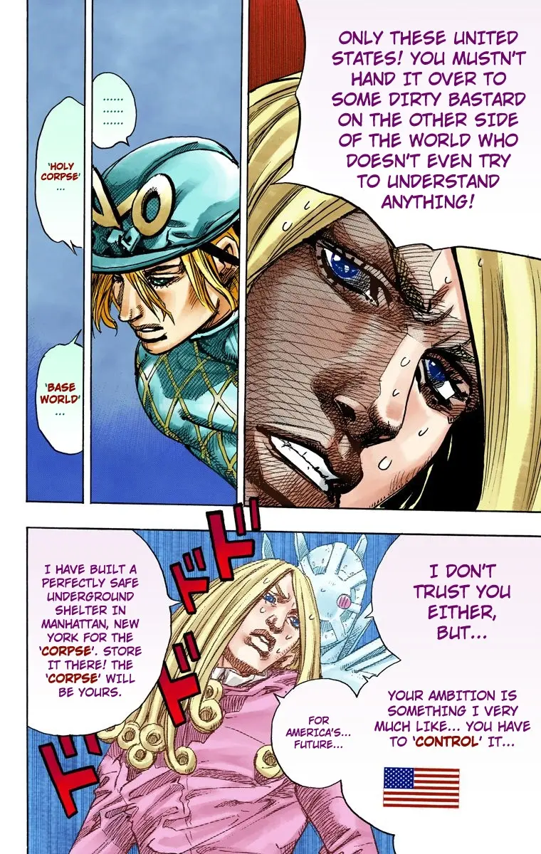 JoJo's Bizarre Adventure Steel Ball Run Colored Manga, chapter 91, page 9