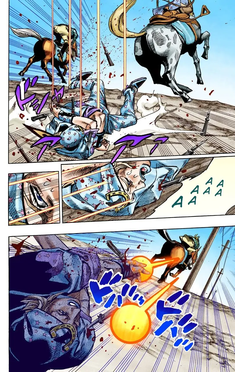 JoJo's Bizarre Adventure Steel Ball Run Colored Manga, chapter 91, page 14