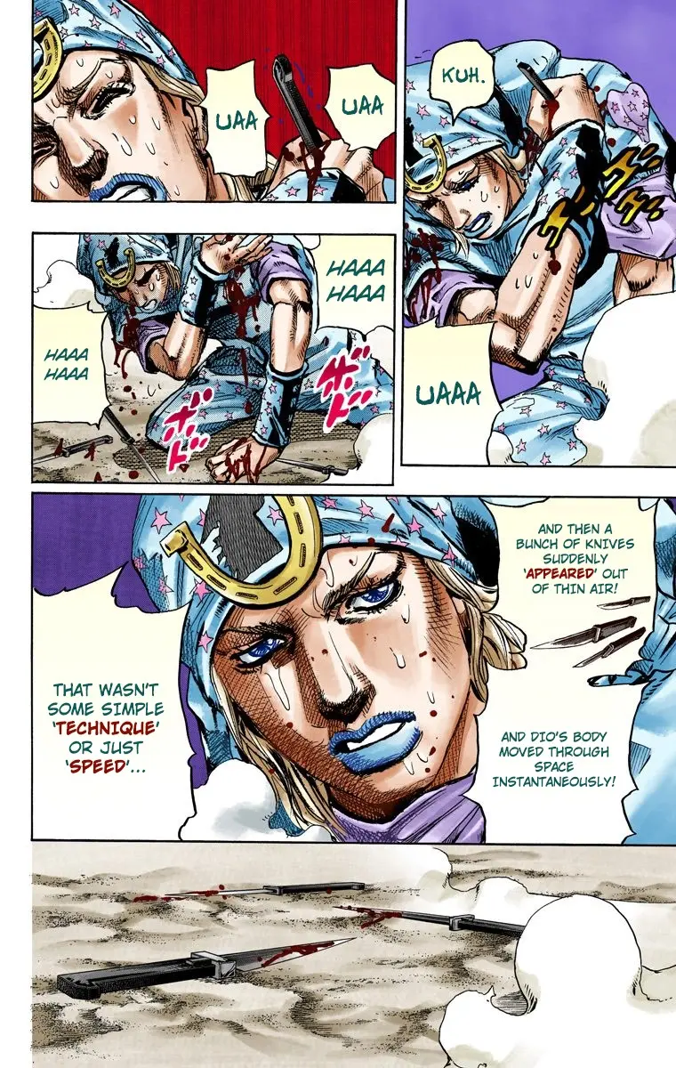 JoJo's Bizarre Adventure Steel Ball Run Colored Manga, chapter 91, page 19