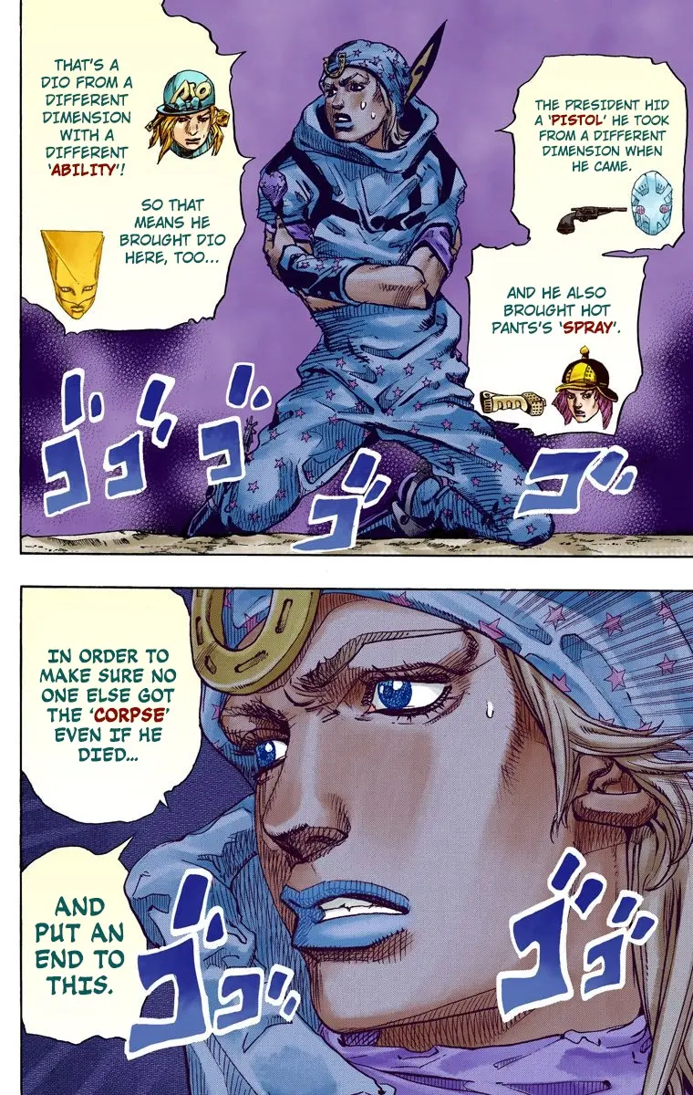JoJo's Bizarre Adventure Steel Ball Run Colored Manga, chapter 91, page 21