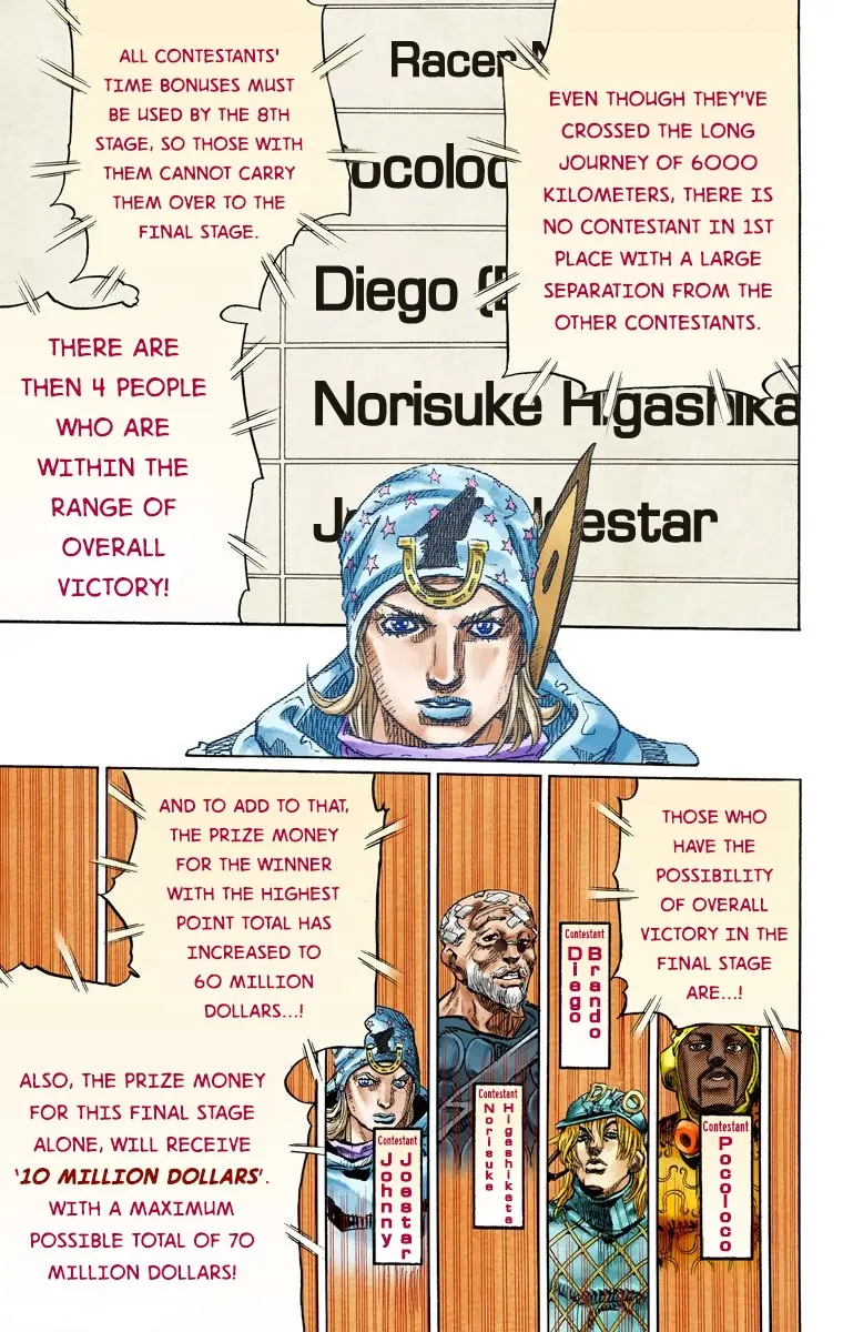JoJo's Bizarre Adventure Steel Ball Run Colored Manga, chapter 91, page 25