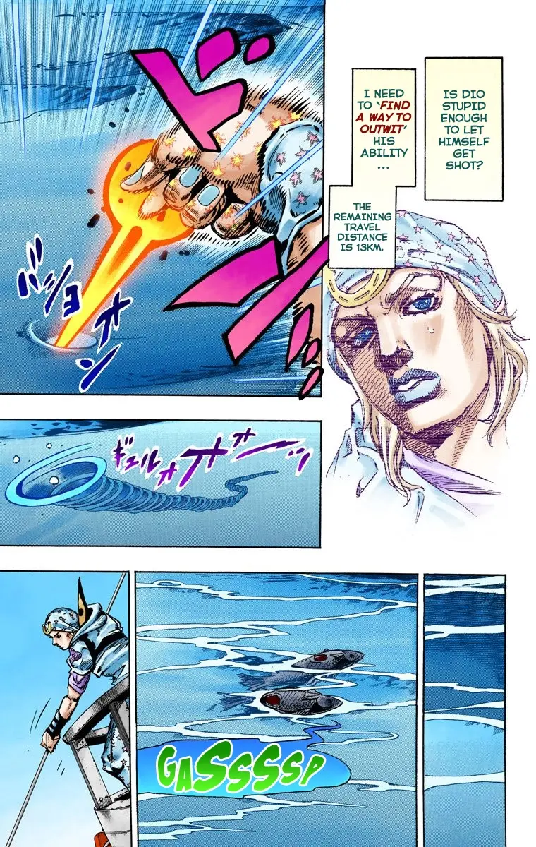 JoJo's Bizarre Adventure Steel Ball Run Colored Manga, chapter 91, page 29