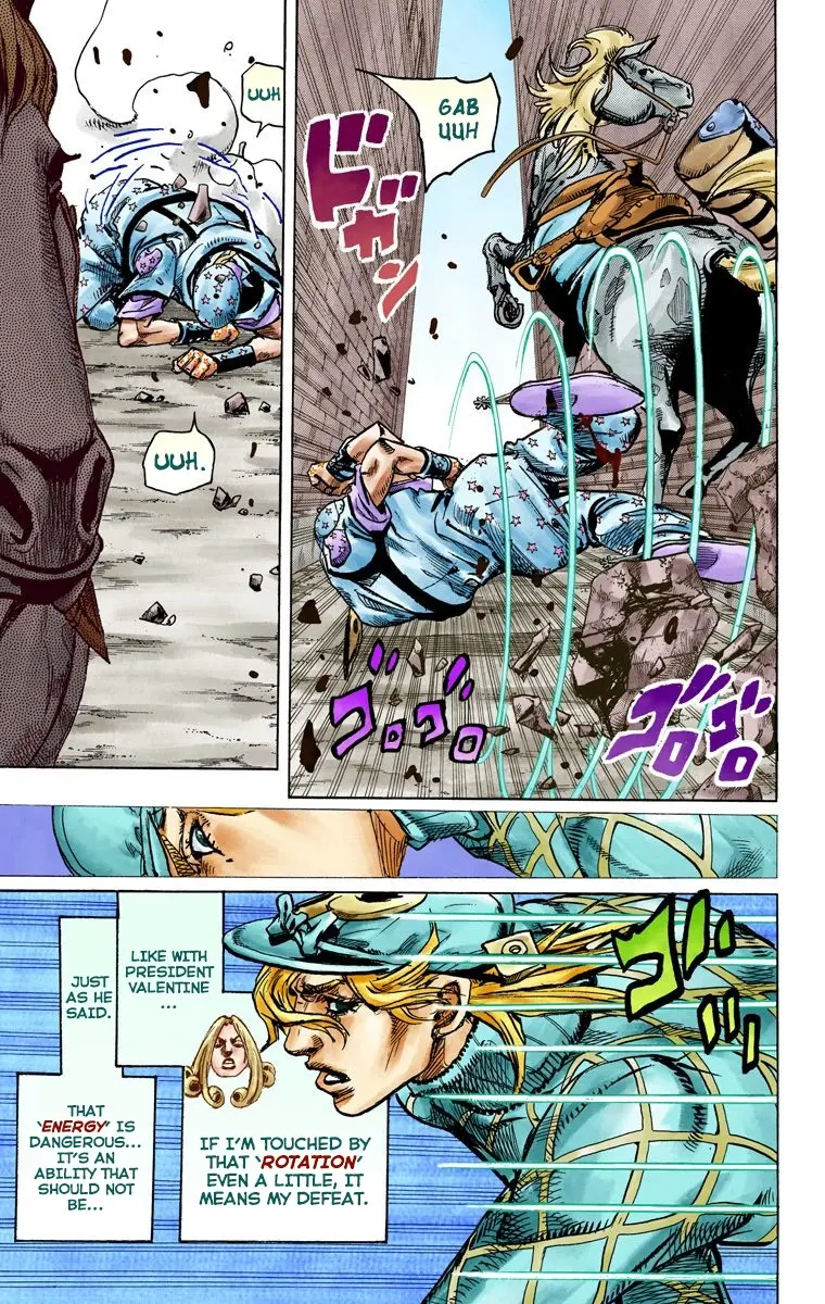 JoJo's Bizarre Adventure Steel Ball Run Colored Manga, chapter 92, page 12