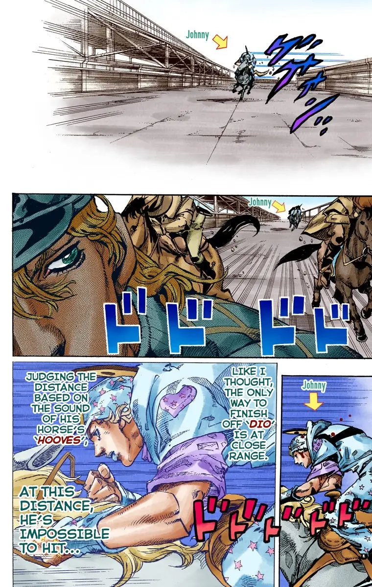 JoJo's Bizarre Adventure Steel Ball Run Colored Manga, chapter 93, page 16